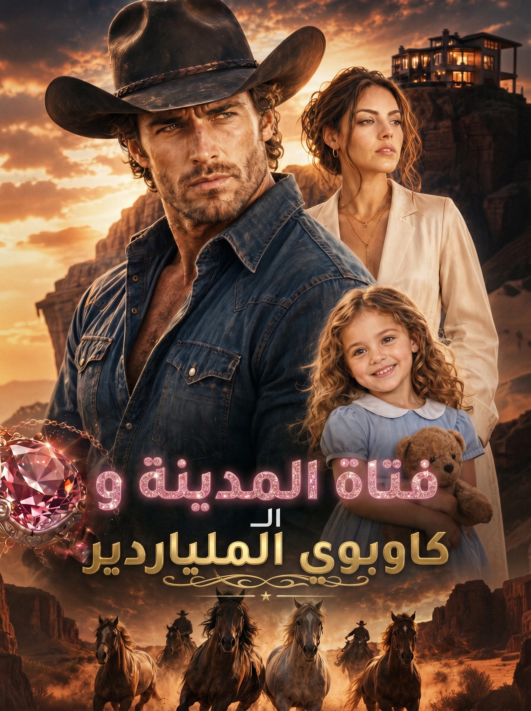 فتاة المدينة الراقية وراعي البقر الملياردير